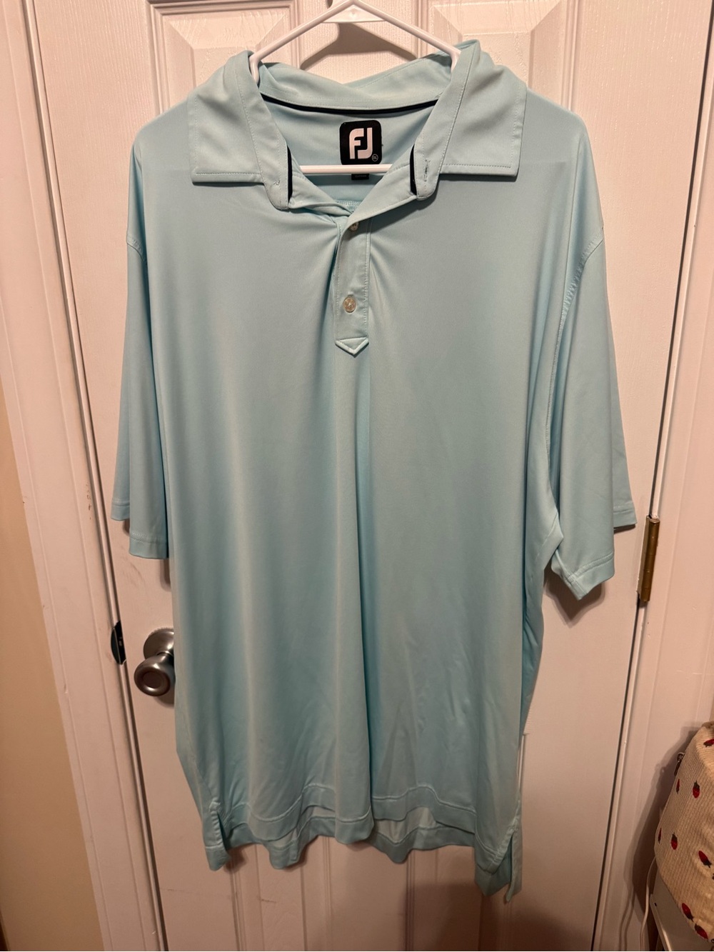 FootJoy Men's Pale Blue Golf Polo